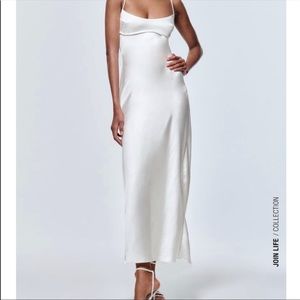 Satin Effect Zara Dress